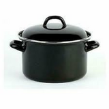 Swan 18cm Bellied Casserole Pot – Kitchen Cookware for Stews, Soups and One-Pot Meals
