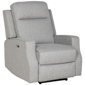 HOMCOM grey electric recliner with USB