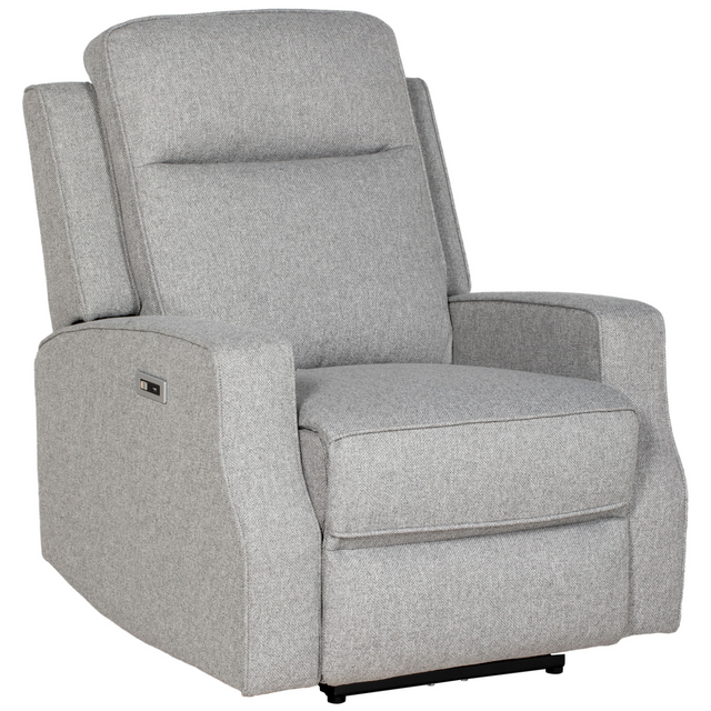 HOMCOM grey electric recliner with USB