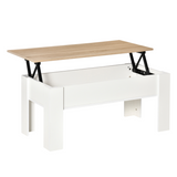 Lift-top coffee table with storage