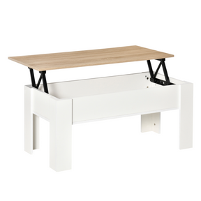 Lift-top coffee table with storage