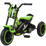 AIYAPLAY Kids Tricycle Baby Trike with Steel Frame – 3 Wheel Toddler Balance Bike for Indoor & Outdoor, Green