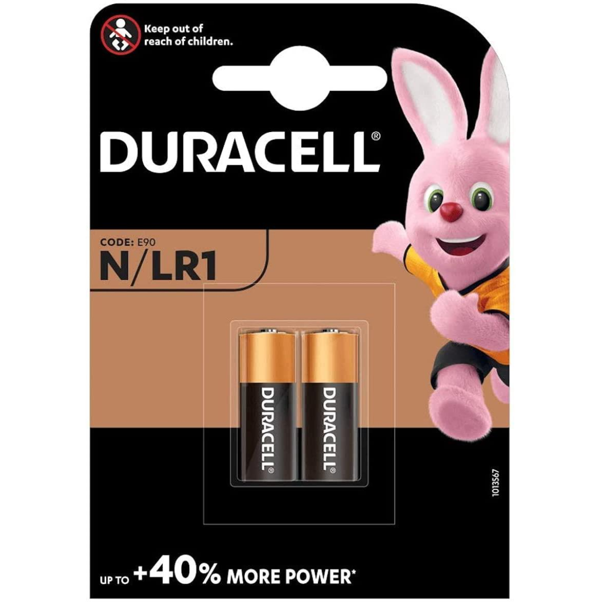 Duracell N / LR1 E90 Alkaline Batteries, 2-Pack – Box of 10 Packs, Reliable Power for Compatible Devices