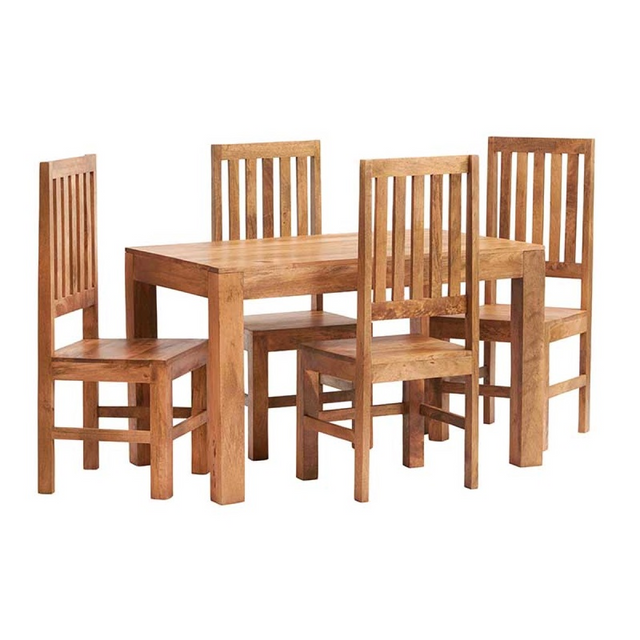 Toko light mango 4ft dining set
