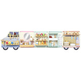 AIYAPLAY Wooden Busy Board with 5 Role Play Scenes – Wall Mounted Activity Panels for Kids, Truck Design