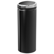 50L black stainless steel sensor bin