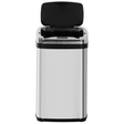 30L silver sensor kitchen bin