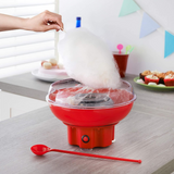 Global Gizmos Retro Candy Floss Maker, 400W – Make Fairground Cotton Candy at Home, Red