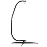 Outsunny Heavy Duty Metal C-Stand for Hammock Chair with 360° Rotation – Indoor or Outdoor, Stand Only