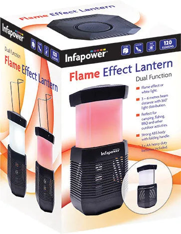 Flame Effect Lantern – Indoor & Outdoor Decorative Light for Patios and Gardens