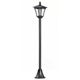 Outsunny Solar Lamp Post, 160cm, IP44 – Black