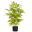 HOMCOM 60cm potted artificial bamboo plant