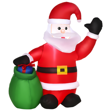 4ft inflatable Santa Claus with LED lights