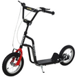 Black kids kick scooter