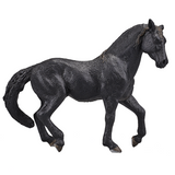 MojoFun Andalusian Black Horse Toy Figurine – Realistic Horse Model