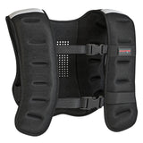 SPORTNOW 8kg Weighted Vest with Adjustable Straps and Reflective Strips – Neoprene Running Vest, Black