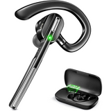 WYE ProTalk One-Ear Business Headset – Wireless 5.1, Active Noise Cancellation, Dual Device Pairing, Black