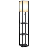 Shelf floor lamp