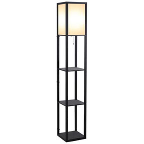 Shelf floor lamp