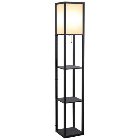 Shelf floor lamp
