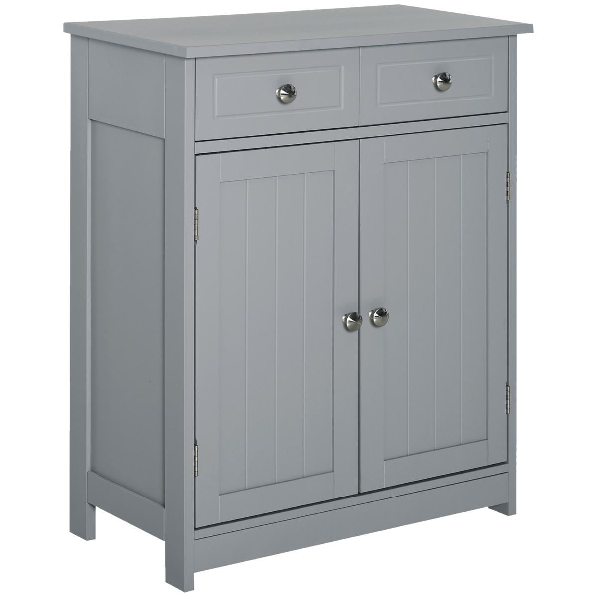 Grey bathroom floor cabinet
