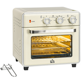 HOMCOM 7-in-1 Toaster Oven with 4-Slice Capacity, 20L, 60-Minute Timer and Air Fry – 1400W