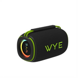 WYE 15W High Fidelity Wireless Bluetooth Speaker with RGB Lighting and IPX6 Waterproofing – Portable Hi-Fi Sound, Black