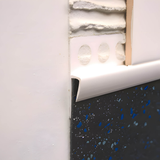 EFU Flexible Face PVC Tile Trim, Co-Extruded UPVC – Tight Finish for Vinyl Flooring, 2.5m