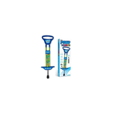 Ozbozz Go Light Up Pogo Stick, 89cm Spring-Powered – Outdoor Garden Game for Boys & Girls, Blue
