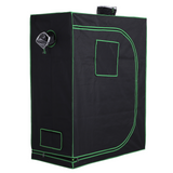 Outsunny Hydroponic Grow Tent with Reflective Mylar Lining & Floor Tray – 120L x 60W x 150H cm