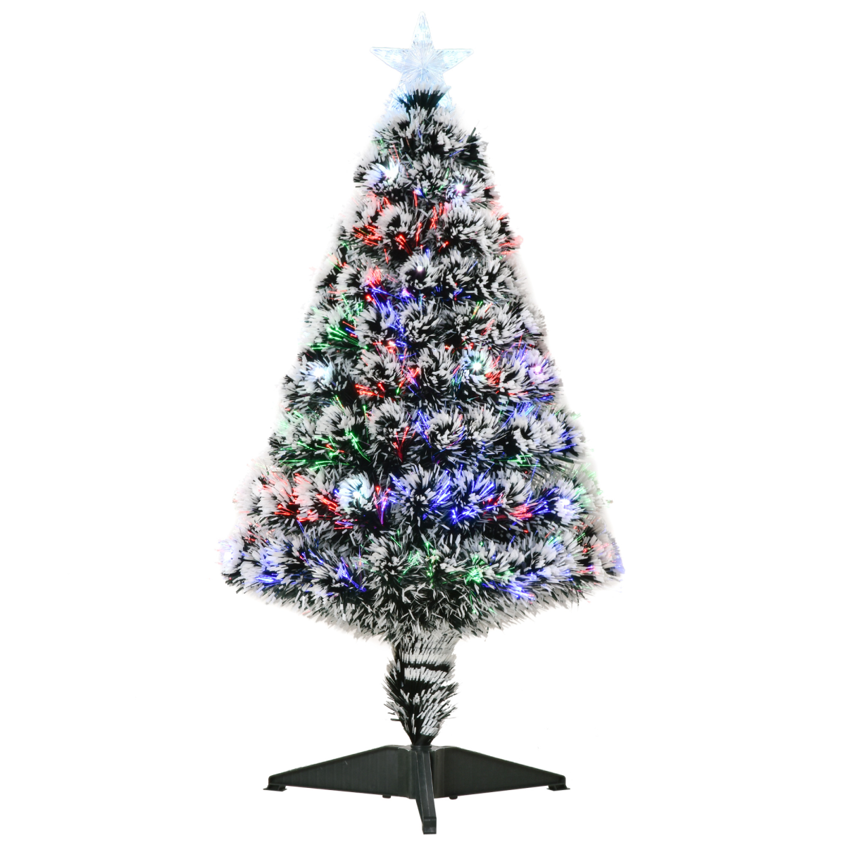 3ft pre-lit snow-tipped fibre optic Christmas tree