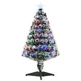 3ft pre-lit snow-tipped fibre optic Christmas tree