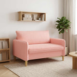 vidaXL XXL Armchair Pink Bouclé