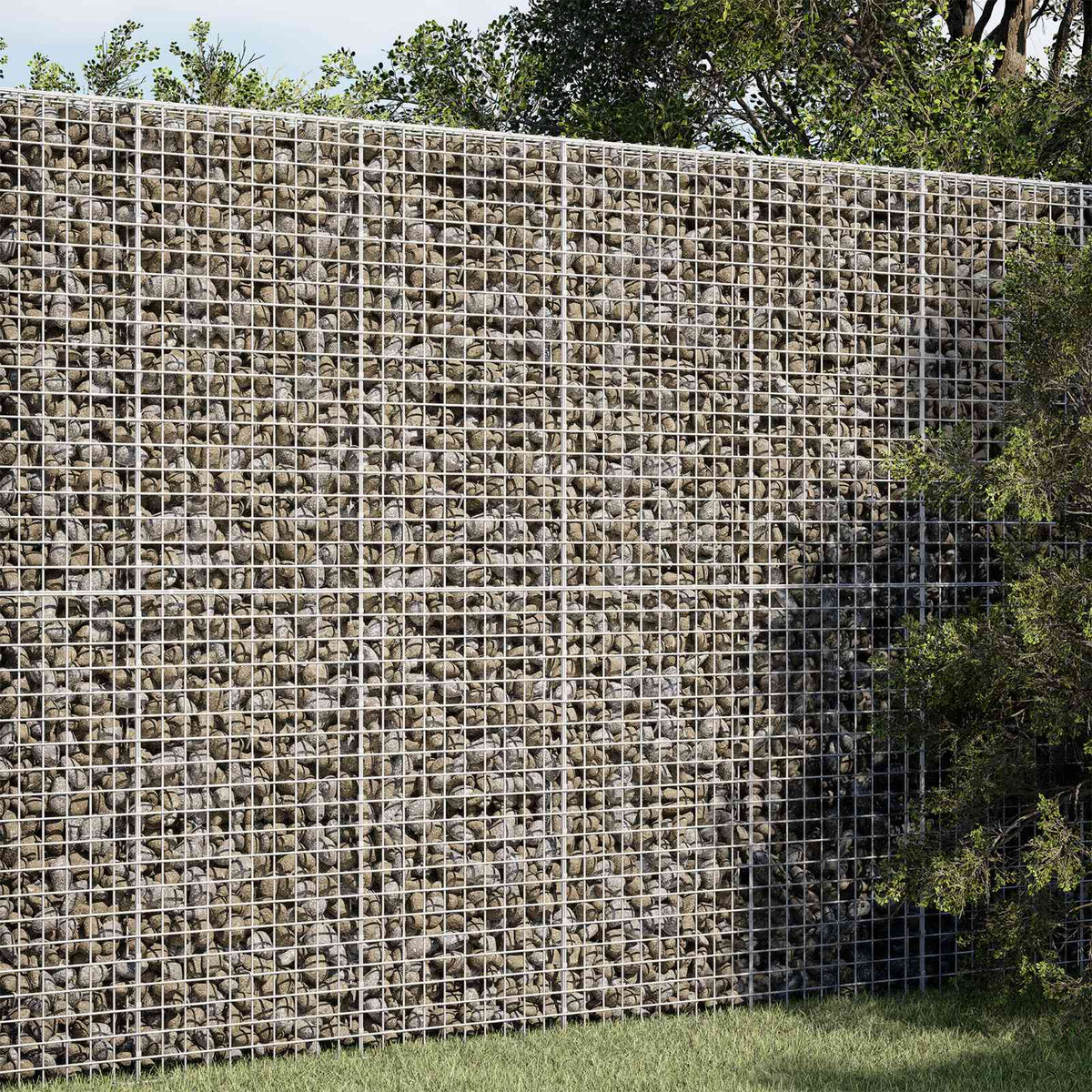 vidaXL Gabion with 3.5 mm Wire and 5x5 cm Mesh 150x100x200 cm