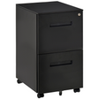 Black mobile hanging file cabinet