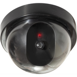 Eagle Dummy Dome Surveillance Camera with Red Blinking LED – Easy Wall or Ceiling Mount, No Wiring