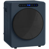 HOMCOM 5kg Compact Vented Tumble Dryer, 1000W with Anti-Crease Reverse Action and ECO Mode – Blue