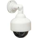 Eagle Dummy Dome CCTV Security Camera with Flashing Red LED – Indoor & Outdoor Use, No Wiring Required