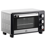 HOMCOM 16L Mini Oven with Grill, 1400W & 60-Minute Timer – Compact Toaster Oven, 100–230°C