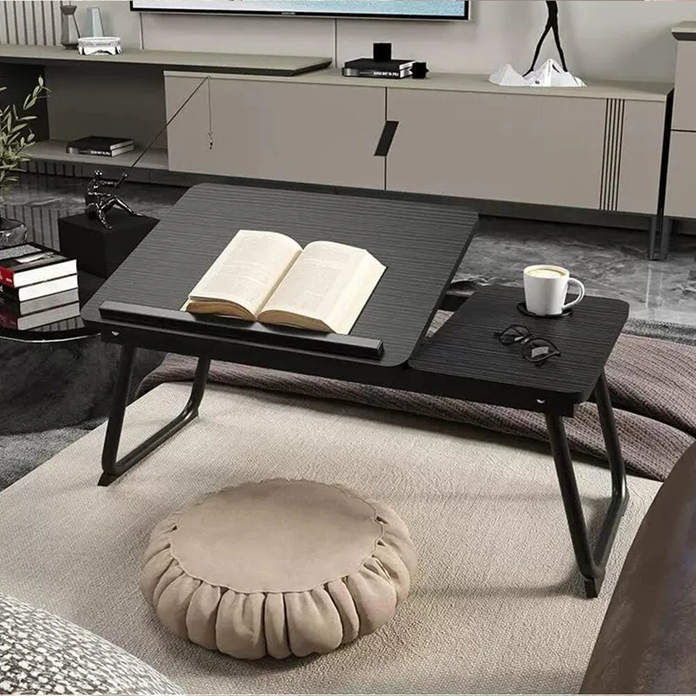 Folding Laptop Table Stand – Portable Bed Tray and Lap Desk for Sofa, Breakfast & Computer Use