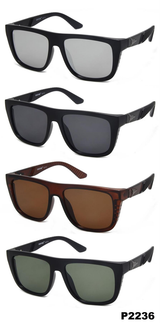 iCouture Unisex Polarised Sunglasses with UV Protection – Adult Sun Eyewear, Model P2236, Assorted Colours