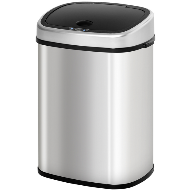 58L stainless steel sensor bin