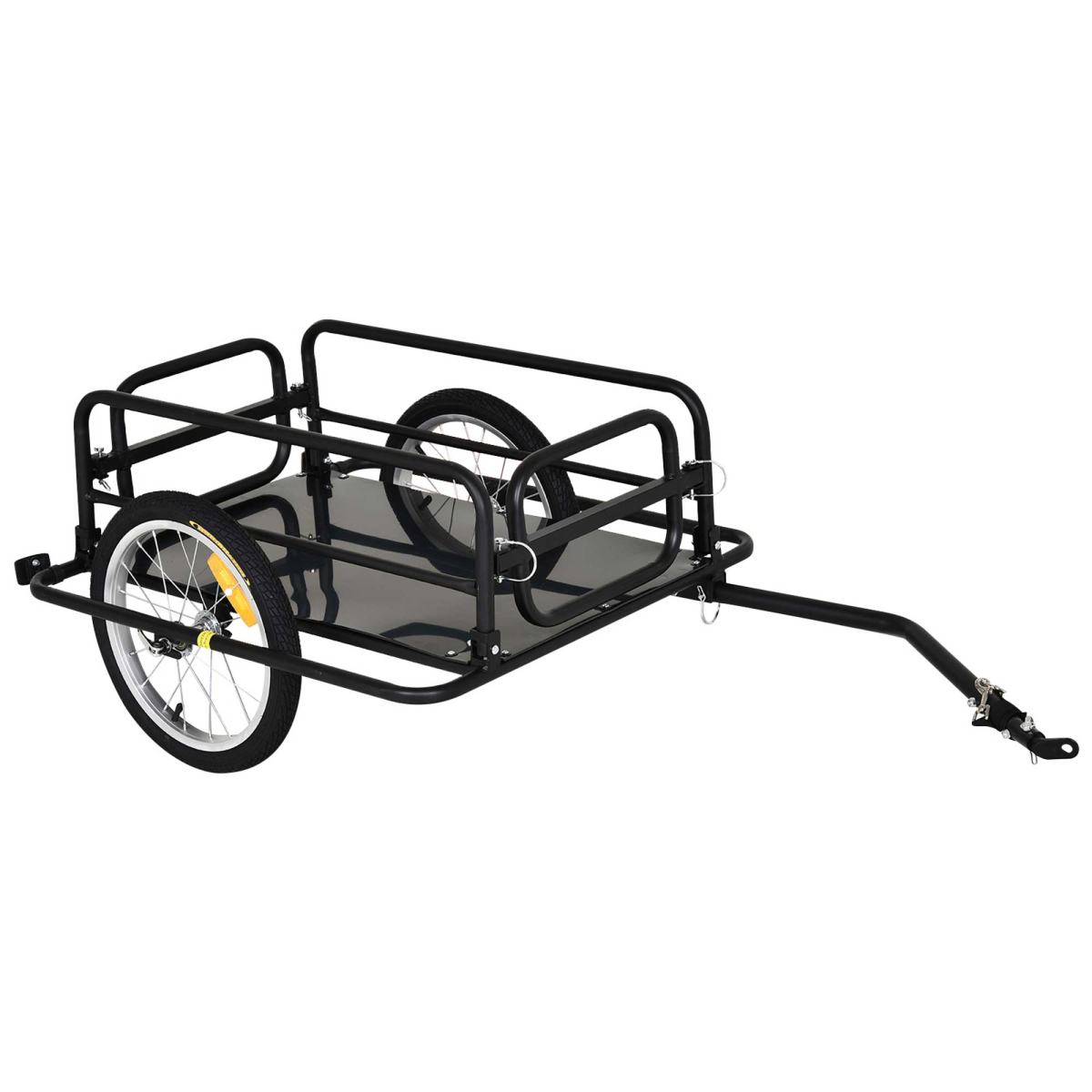 Folding bike cargo trailer