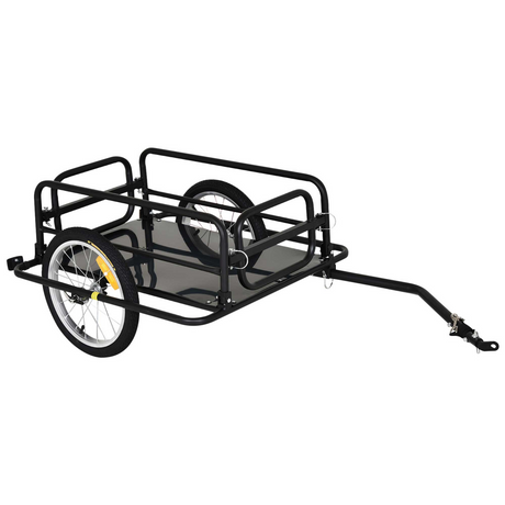 Folding bike cargo trailer