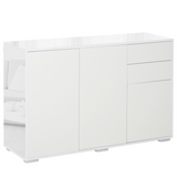 White gloss side cabinet