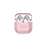 WYEWAVE Pure Audio Wireless Earbuds with Bluetooth 5.3 & Portable Charging Case, Rose Gold