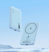 WYEFLUX Slim Magnetic 5000mAh Portable Power Bank with 15W Wireless and 20W USB-C Output
