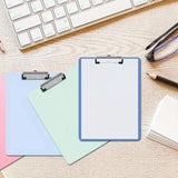 5 Star Office A4 Foolscap PVC Clipboards, Pack of 12 – Durable Multicolour Writing Boards