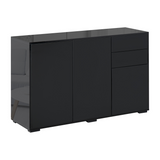 Black gloss side cabinet