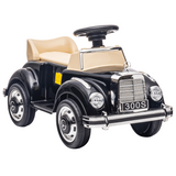 AIYAPLAY Mercedes-Benz 300S Licensed Kids Ride-On Sliding Car with Under-Seat Storage, Foot-to-Floor – Black